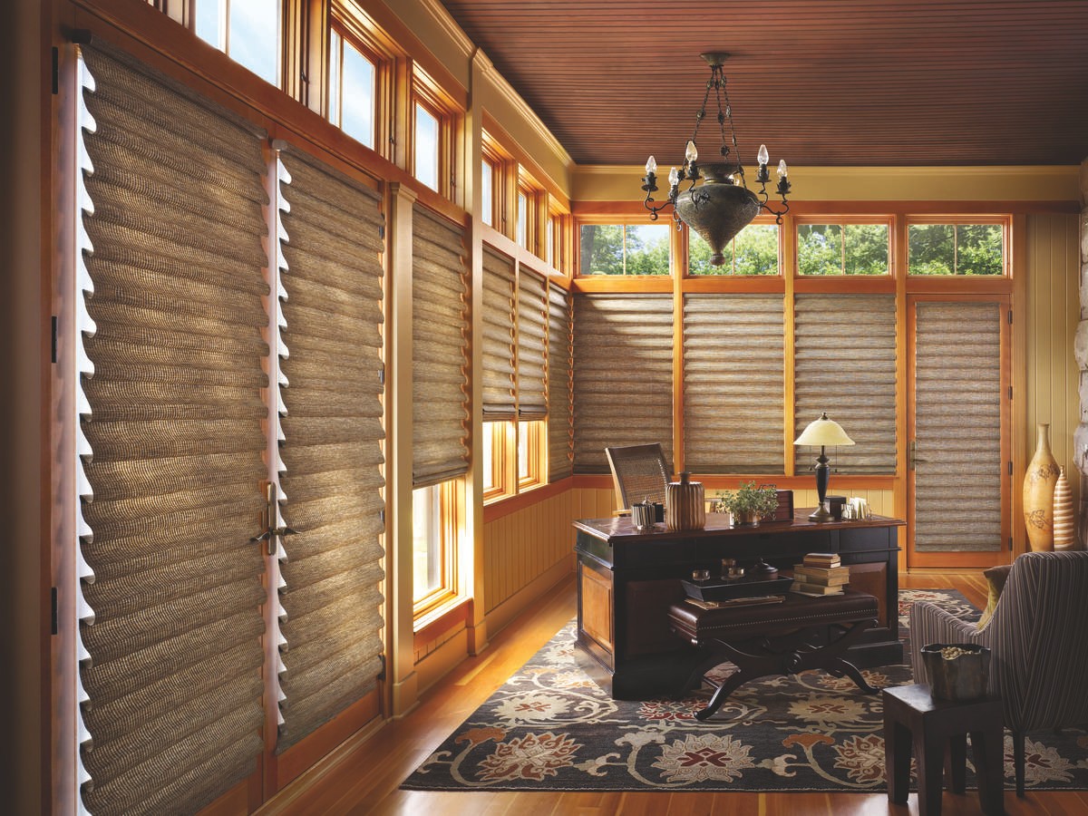 Vignette® Modern Roman Shades near Tallahassee, Florida (FL) with consistent folds, beautiful colors, and more.
